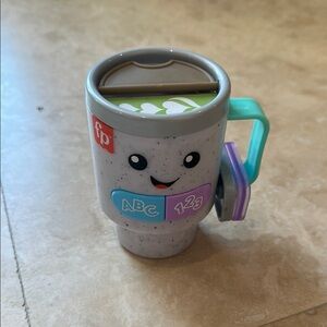 Fisher-Price Smiling Gray Learning Coffee  Cup